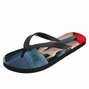 Men Reaching For The Top Flip Flop Slippers