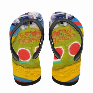 Men Love Planet Flip Flop Slippers