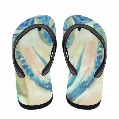 Men Mirrors Image Flip Flop Slippers