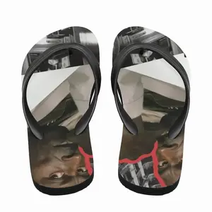 Men Jazz Man Collage Flip Flop Slippers