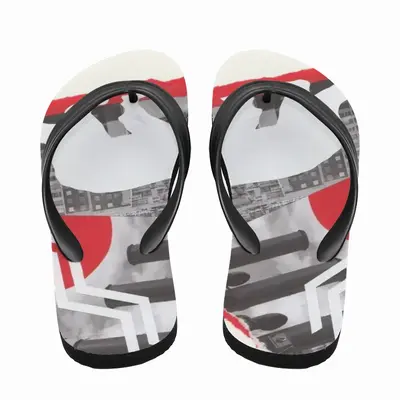 Men Wwf Polar Bear Flip Flop Slippers