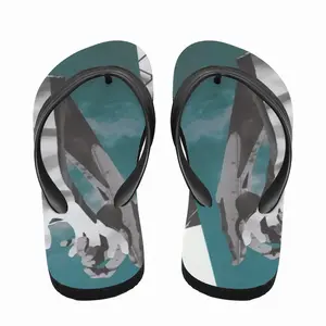 Men Hands In The Sky Flip Flop Slippers