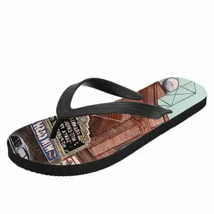 Men Rko Theater New York City Flip Flop Slippers