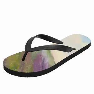 Men Lavender Field Flip Flop Slippers