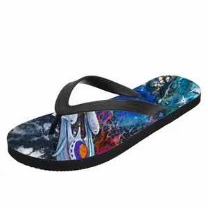 Men Space Flight Flip Flop Slippers