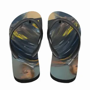 Men Hommage À Van Gogh Flip Flop Slippers