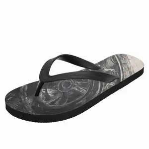 Men Death Helmet Flip Flop Slippers