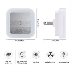 Almost Quiet Sensor Night Light (Square)