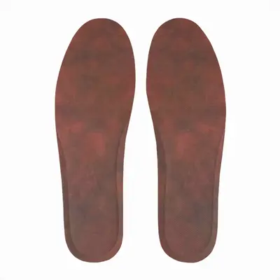 Men Burnt Red Clouds Insole