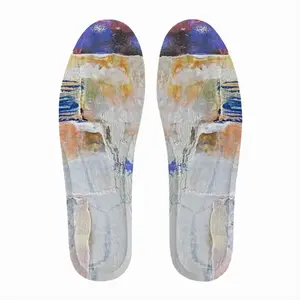 Men Mixed Media White Insole