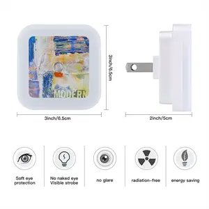 Mixed Media 2 Sensor Night Light (Square)