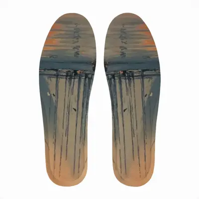 Men Sailboats With Sun Reflection Insole