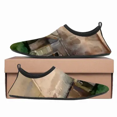 Men Watercolor - The Village Diving Beach Shoes