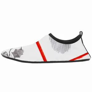 Men Hieroglyphic Silence Diving Beach Shoes