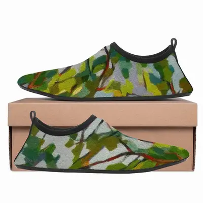 Men The Sun Is Shining Through The Pine Trees Diving Beach Shoes