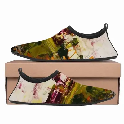 Men Blooming Cherry Trees Diving Beach Shoes