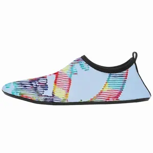 Men Peace Love Flower Memory Diving Beach Shoes