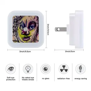 Stressed Out Sensor Night Light (Square)