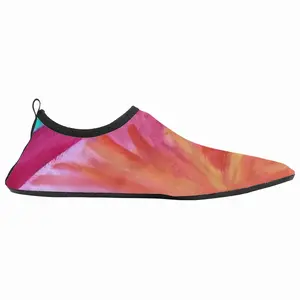 Men Colorful Straws Diving Beach Shoes