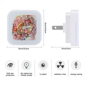 Born Again And Again Sensor Night Light (Square)