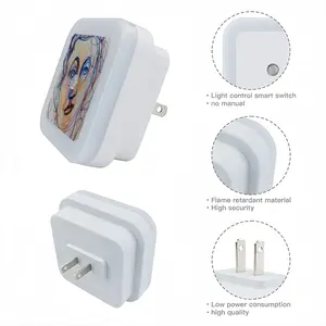 Please Wait For Me Sensor Night Light (Square)