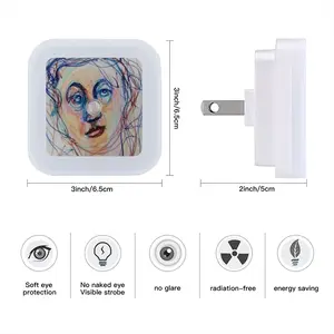 Please Wait For Me Sensor Night Light (Square)