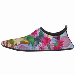 Men Bouquet Dahlias Diving Beach Shoes