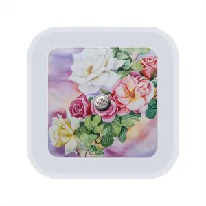 Roses In The Garden Sensor Night Light (Square)