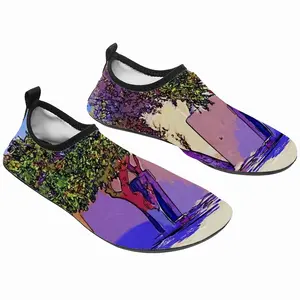 Men Santorini Trees In Oia Diving Beach Shoes