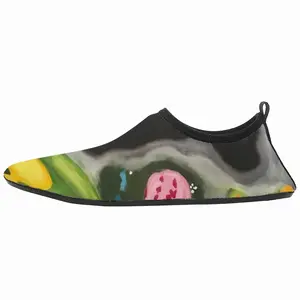 Men Floral Night Diving Beach Shoes