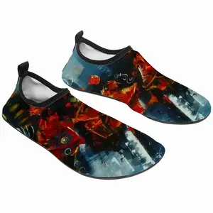 Men Cultural Dancers Diving Beach Shoes