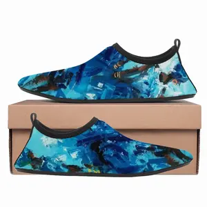 Men Women In Blue Diving Beach Shoes