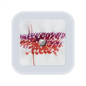 Calligraphic Landscape 003 Sensor Night Light (Square)