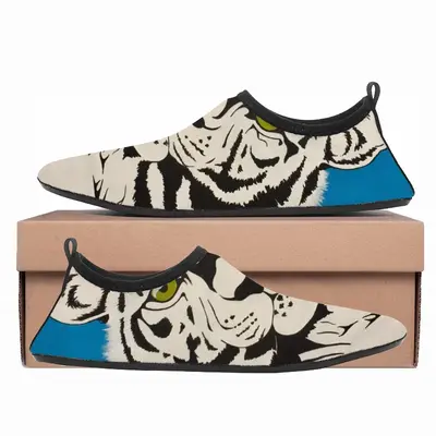 Men Albino - White Tiger Animals Interior Decor Gift Diving Beach Shoes