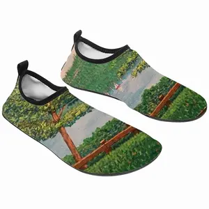 Men Sailboats And Park Diving Beach Shoes