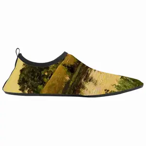 Men Orange Sunset Pond Diving Beach Shoes