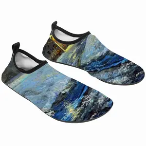 Men Night Winter Road Diving Beach Shoes