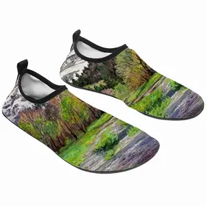 Men Impressionist Snow Mountains Diving Beach Shoes