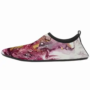 Men Raspberry Bloom Diving Beach Shoes