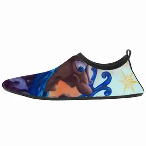 Men Glowing Orb Wizard Diving Beach Shoes