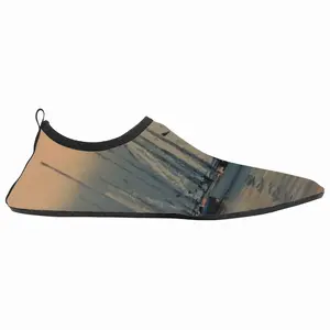 Men Sailboats With Sun Reflection Diving Beach Shoes