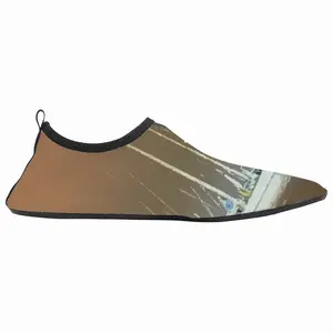 Men Sailboats In Ocre Diving Beach Shoes