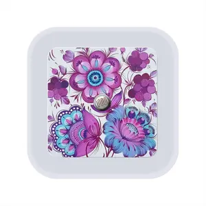 Purple Bouquet Sensor Night Light (Square)