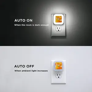 Mango Sorbet Sensor Night Light (Square)