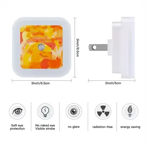 Mango Sorbet Sensor Night Light (Square)