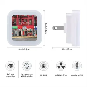 Joes Meat Market New York City Sensor Night Light (Square)