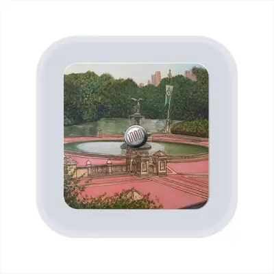 Bethesda Fountain Central Park New York City Sensor Night Light (Square)