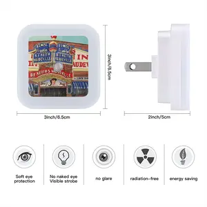 Bf Keiths Vaudeville New York City Sensor Night Light (Square)