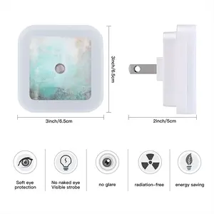 Calm Of The Blue Sensor Night Light (Square)