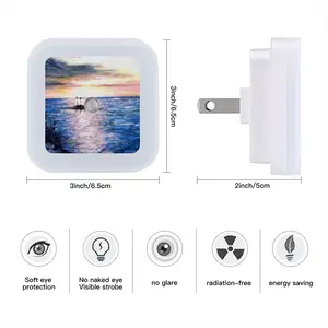 Jamaica Sunset Sensor Night Light (Square)